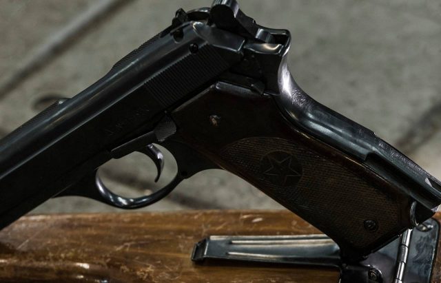 Automatic pistol Kalashnikov 1950 of the year 