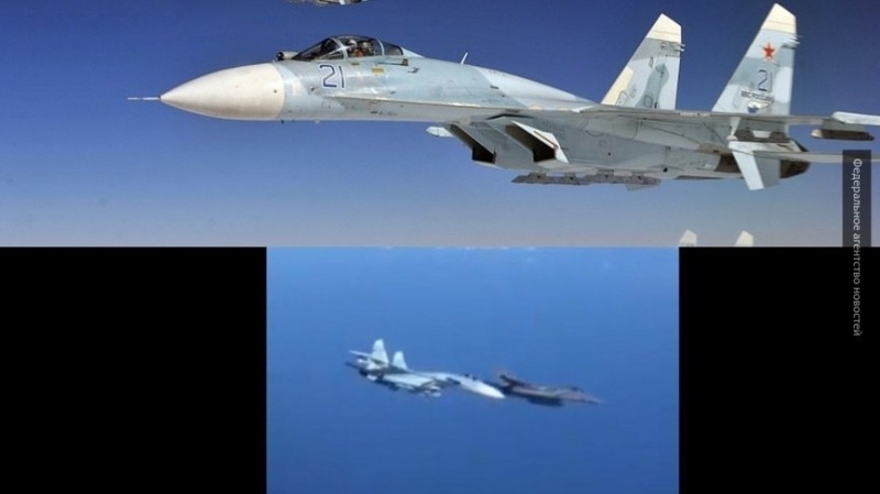 Эксперт прокомментировал маневр российского Су-27 при перехвате F-15 НАТО