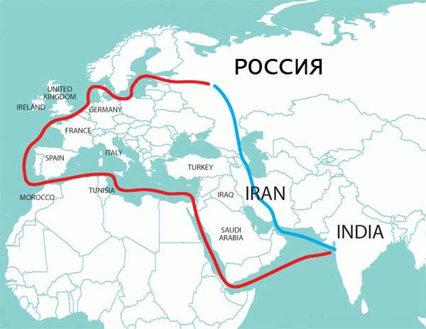 Проект «Север-Юг»: РФ, Индия и Иран создают конкуренцию Суэцкому каналу