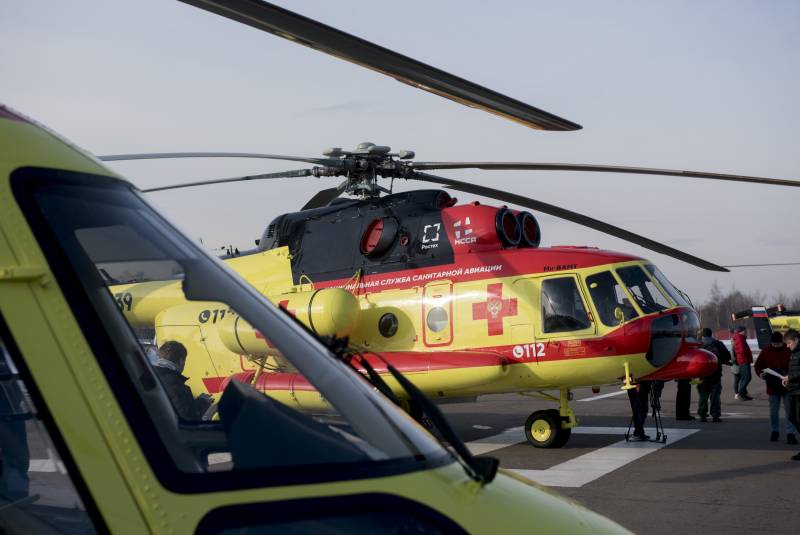 Медицинская скорая помощь России пересаживается на вертолёты