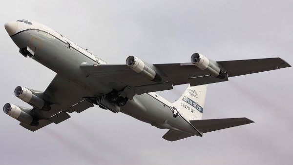 US Air Force plane was seen in flight over Russia