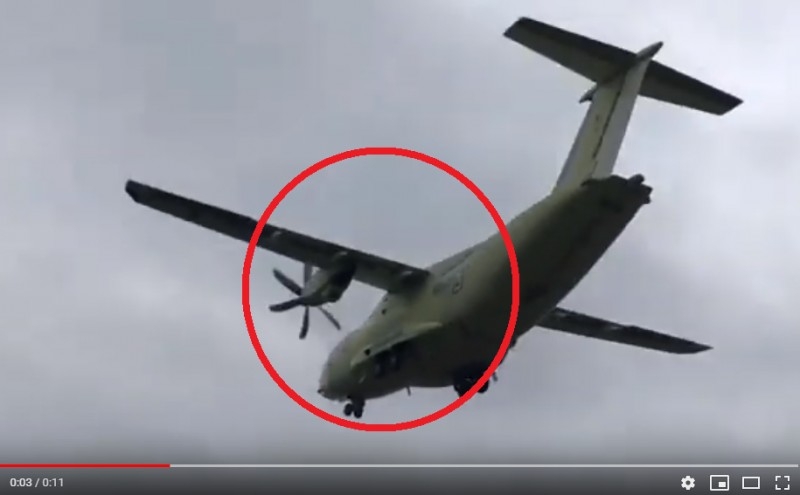 Apareció un vídeo del primer vuelo del nuevo avión ruso Il-112V