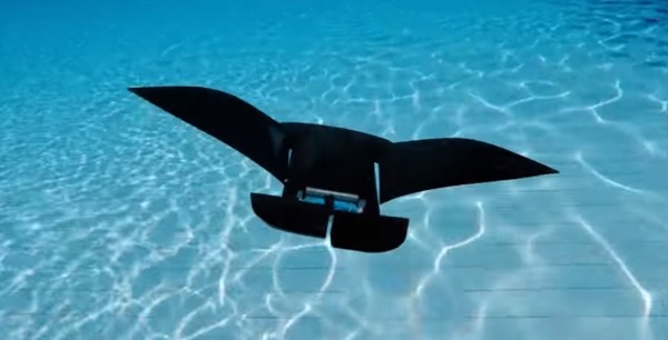 Underwater drone appears in the British fleet disposal