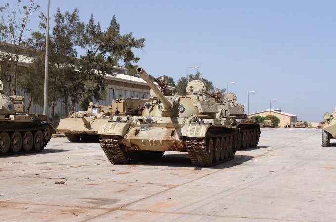 The Libyan army has taken control of the airbase, previously used by the US secret services