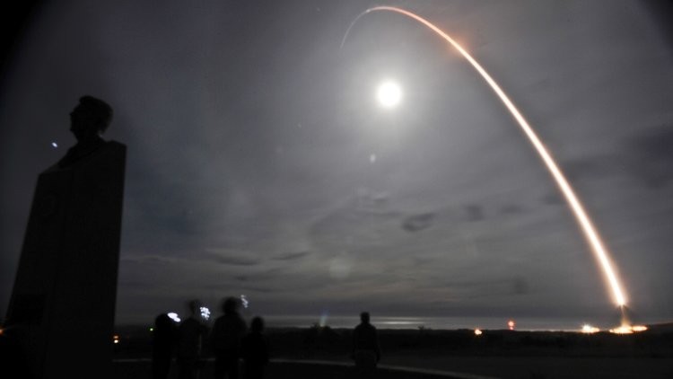 US second time this month tested a ballistic missile Minuteman III