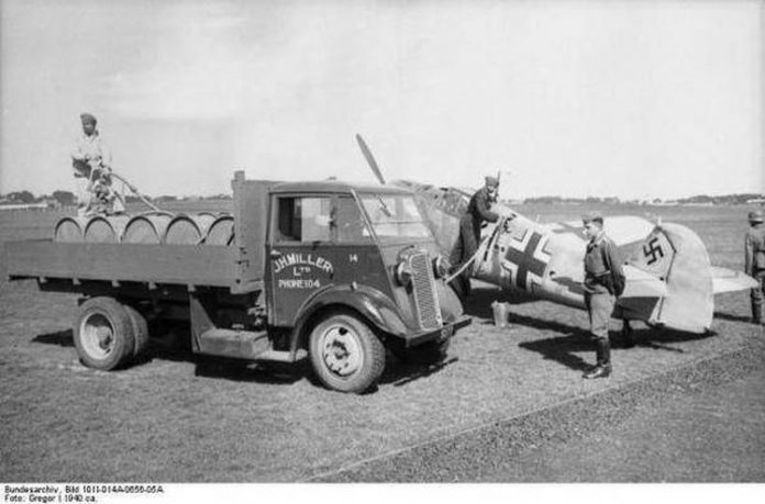 Essence et carburant diesel du Troisième Reich: mythes et légendes 