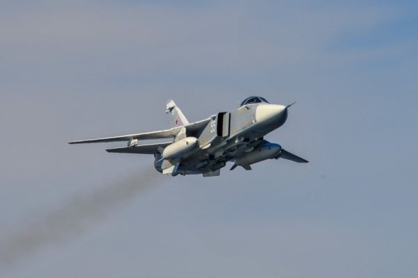 Su-24 crews of the Baltic Fleet successfully conducted exercises