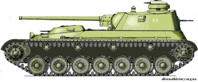 中型坦克A-44的项目 