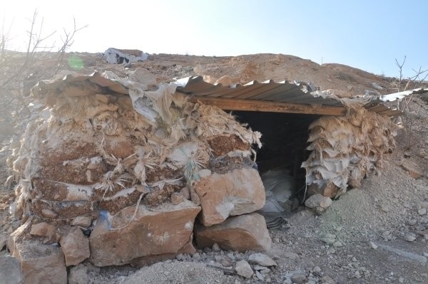 Shelter terrorists in the Golan destroyed Syrian army