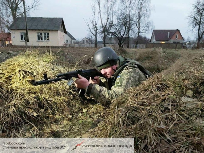 Ukrainian gunmen wounded a civilian DND