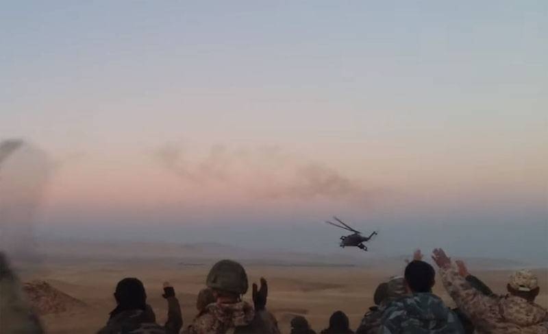 Показано, как российские Ми-24П устраивали боевикам огневую "карусель" в Сирии