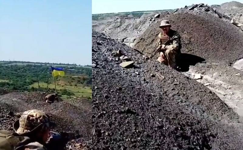 shown, как происходят "жабьи прыжки" VSU at Donbass