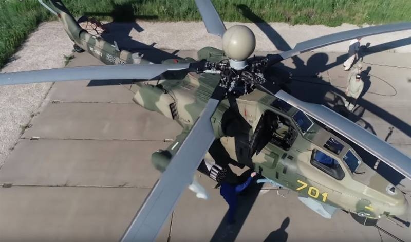 In the army to 2028 year put 98 attack helicopters Mi-28nm