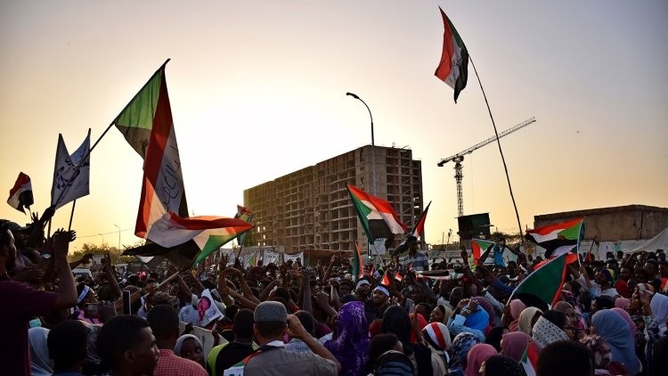 The shooting began at a rally in Khartoum