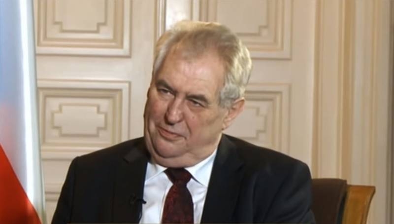 Czech President urged Ukraine to come to terms with the loss of the Crimea