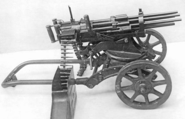 Ametralladoras de varios cañones del sistema I.I.. slostin 