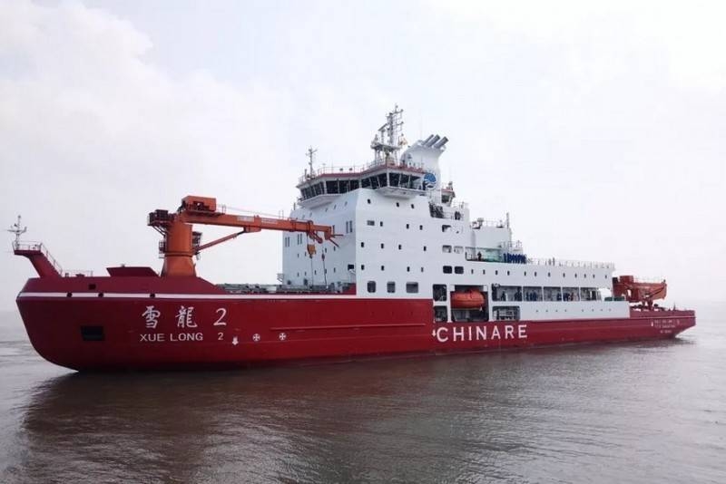 Китайский "Снежный дракон-2" started sea trials