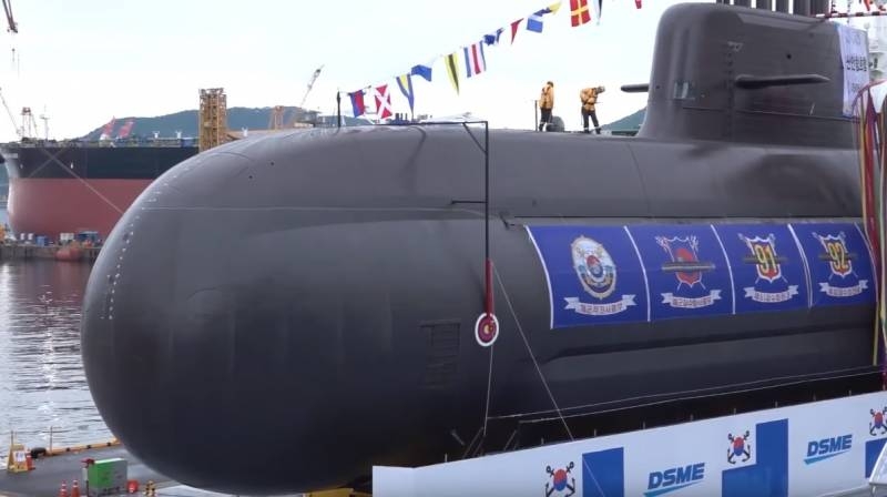 South Korea's first submarine type KSS-3 VNEU start sea trials