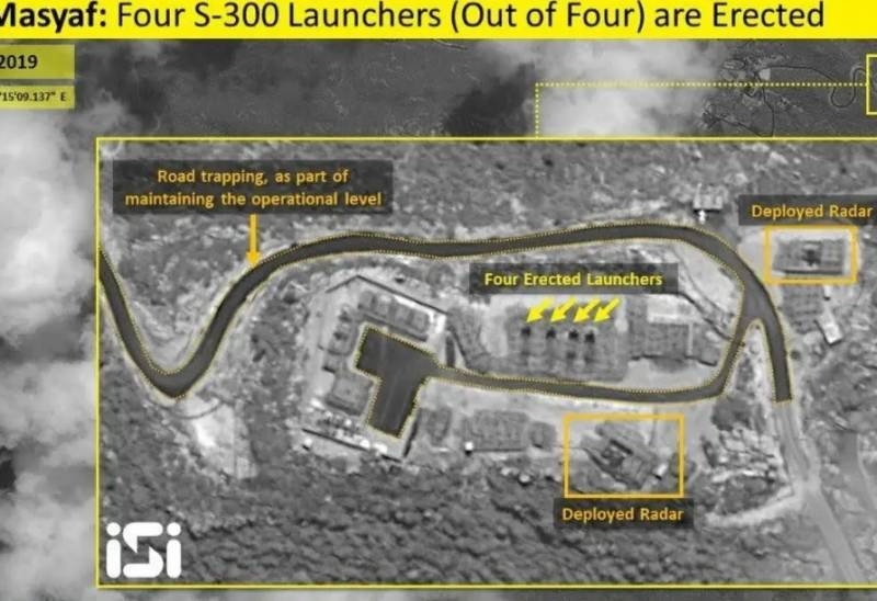 Israel indicated place of deployment of S-300 in Syria