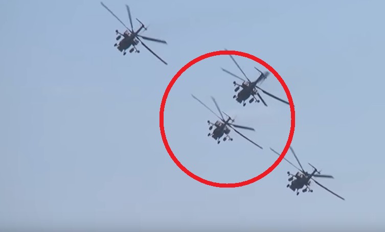 The video of the first use of the latest missile for Mi-28nm