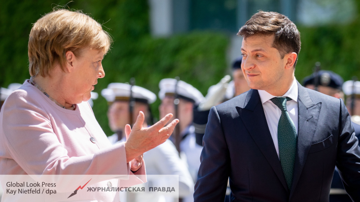 Попытка Зеленского отговорить Меркель от «Северного потока-2» провалилась