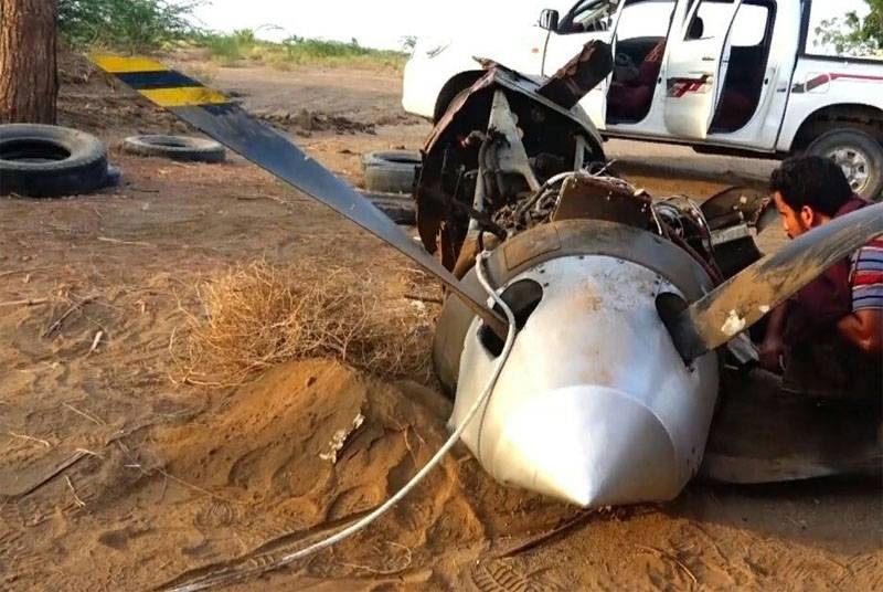 Huthis taken fragments of downed American General Atomics MQ-9 Reaper from the crash site
