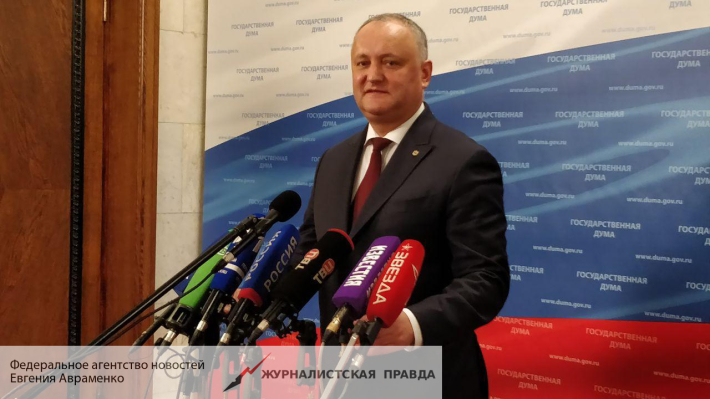 Dodon, thanked Russia for stability in Moldova