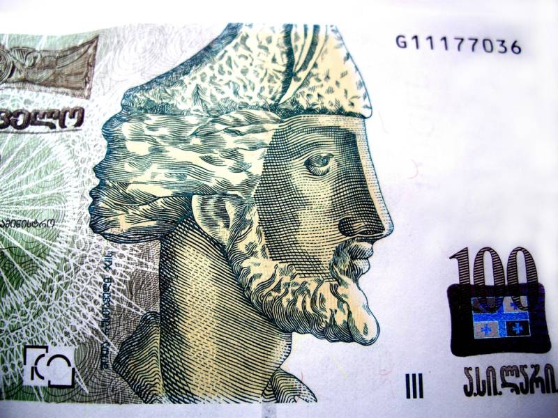 Georgia exchange rate fell to historic lows