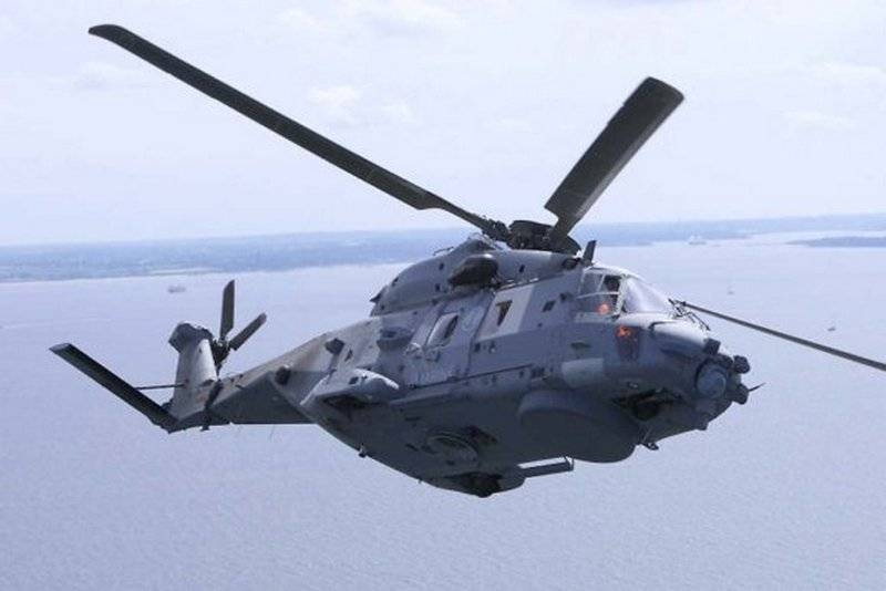 German Navy are taking advantage of new helicopters NH90 Sea Lion
