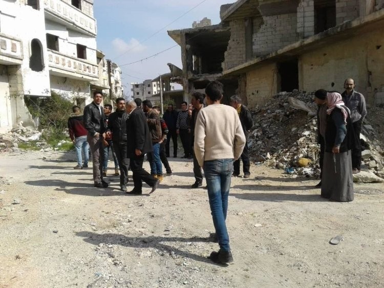 Сирийцы начали возвращаться в свои дома в городе Кусейр