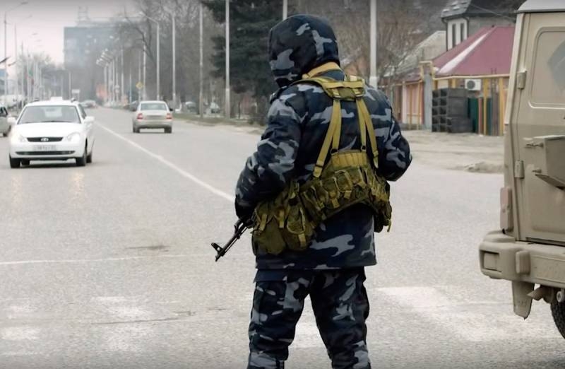 В Чечне неизвестный напал на блокпост