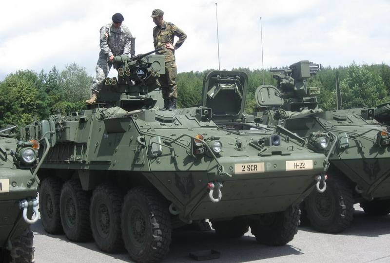 US prepares delivery of armored vehicles Stryker Thailand