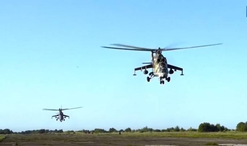 КБ "Миля" and Rosvertol modernized attack helicopter Mi-24