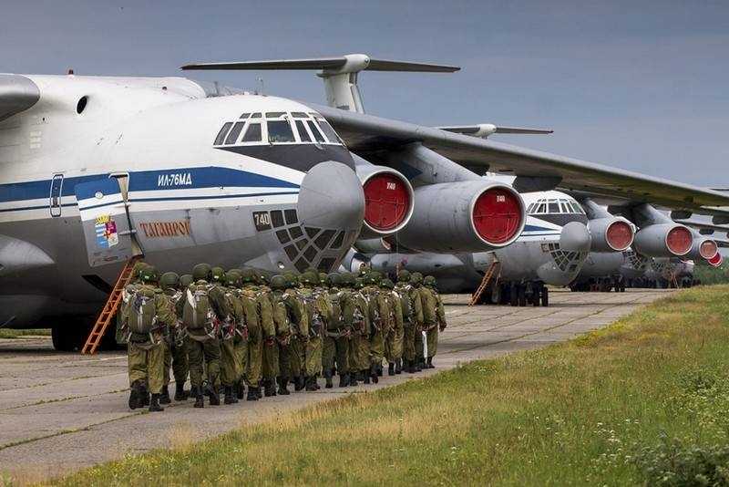 Learning with landing more 2 thousands of paratroopers will be held in Crimea