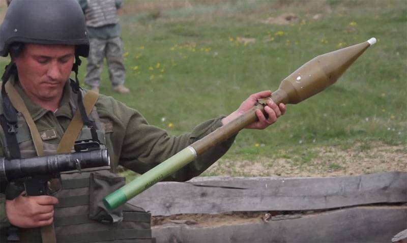 In Ukraine, we have shown the firing of RPG-7 with machine-gun machine