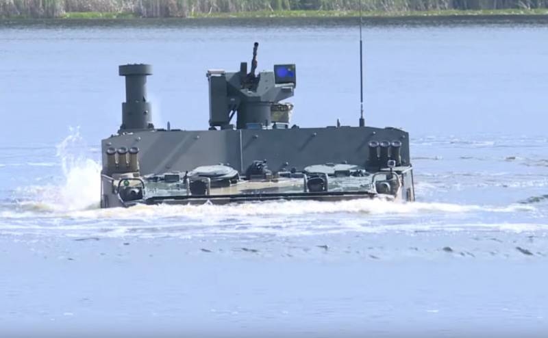 Displaying videos from across water obstacles BT-3F