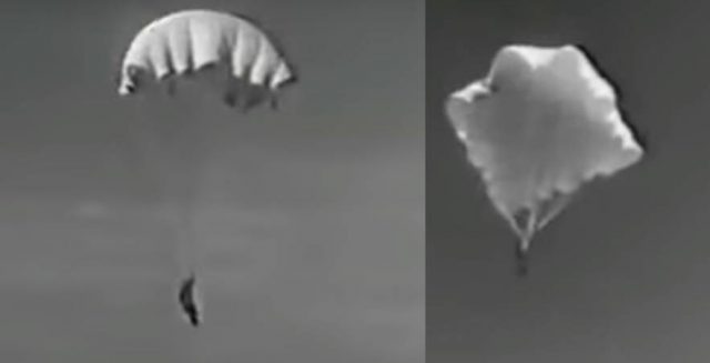 Rescue parachutes WWII 