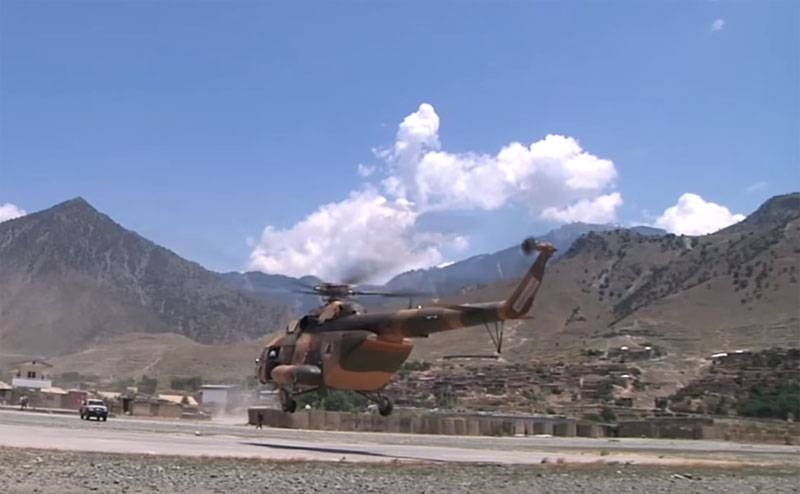 Published images United States special forces evacuation of Mi-17 in Afghanistan