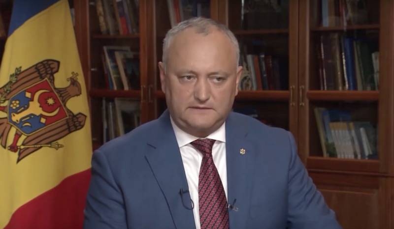 Moldovan President called terms of the return to the question of the status of Transdniestria