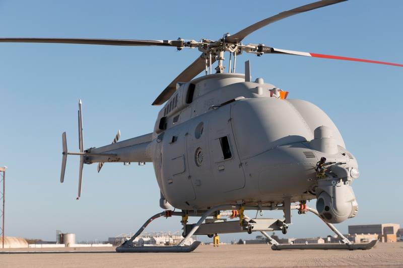 US Navy adopted a unmanned helicopter MQ-8C Fire Scout
