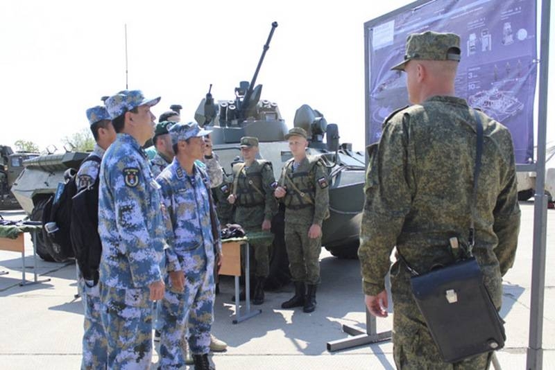 In Kaliningrad, foreign Marines began arriving