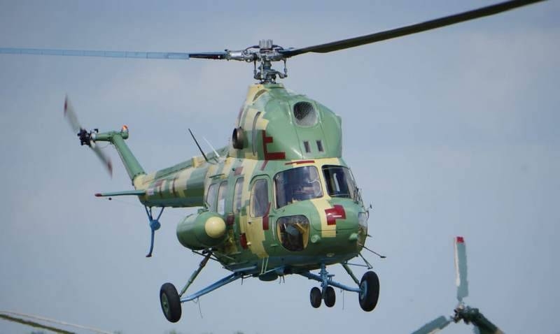 In western Ukraine fell Mi-2 military aircraft APU CB