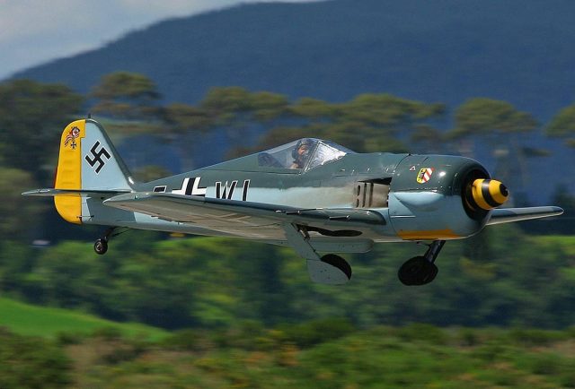 combat aircraft: FW-190 fighter 