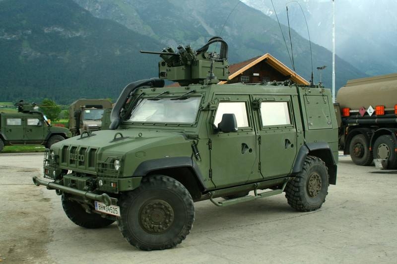 Netherlands Army transplanted with Mercedes SUV on IVECO