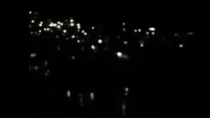 Israel's attack appeared reflection video ATS air defense systems in Damascus