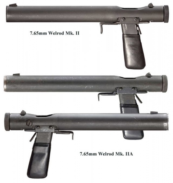 historia de las armas: Pistola soldada, diseñado alrededor del silenciador 