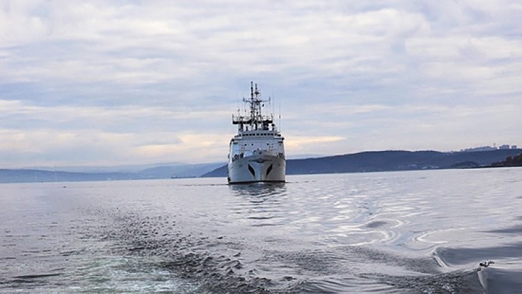 Тихоокеанский флот РФ получил новейшее гидрографическое судно «Александр Рогоцкий»