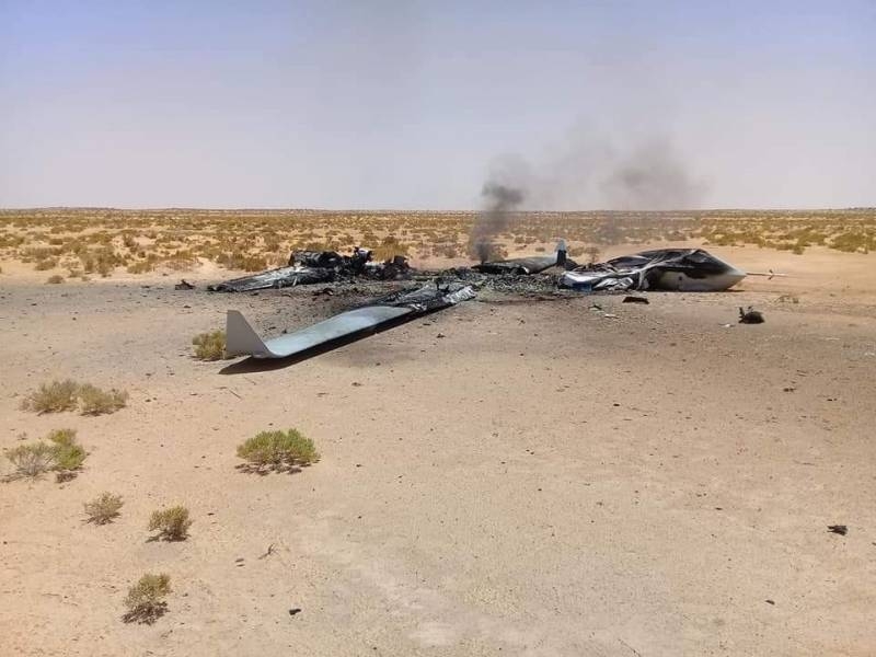 In Libya, the Chinese shot down a UAV, belonging to the United Arab Emirates