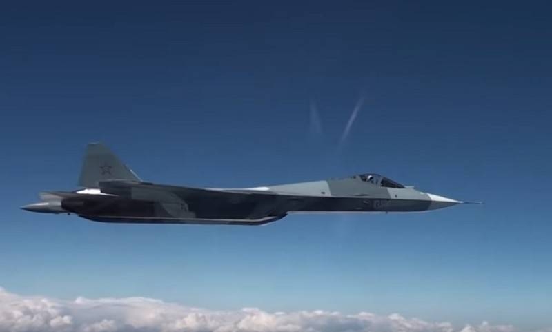 A video appeared on the web with the execution of the Su-57 "flat spin""