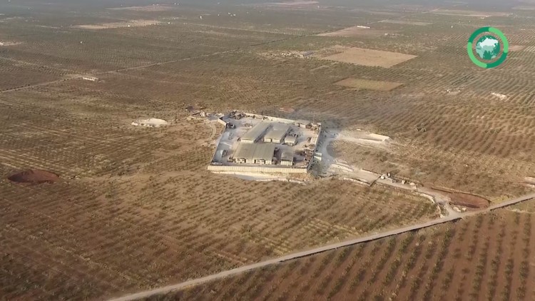 FAN journalists captured the current Turkish outpost in northwest Syria
